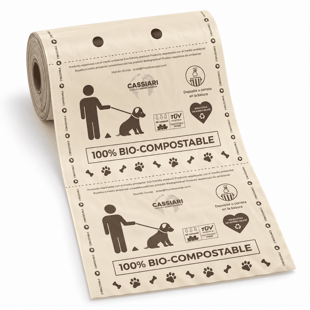 Compostable dog waste bags