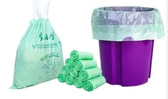 Compostable handle bags