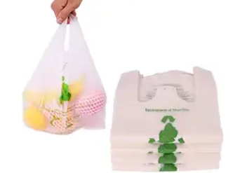 Compostable T-shirt bags